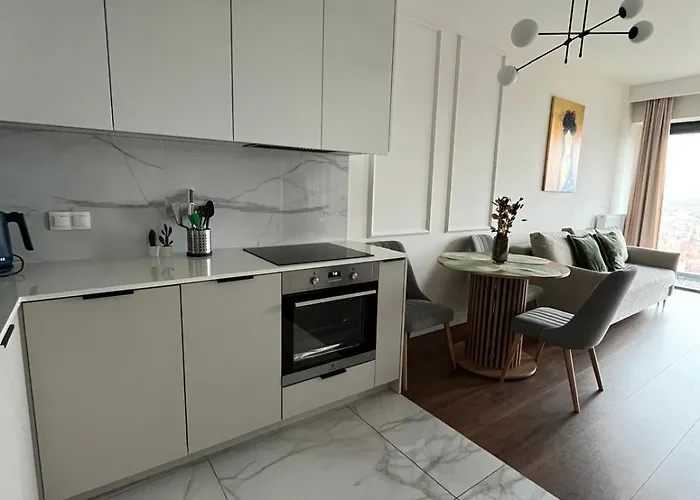 Apartament Sky Tower L 18 Piętro L Wanna Z Widokiem Na *