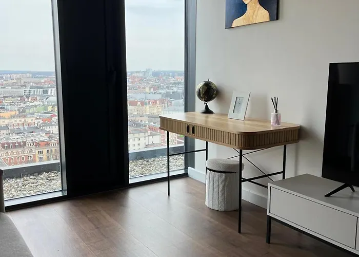 Sky Tower L 18 Piętro L Wanna Z Widokiem Na * Katowice