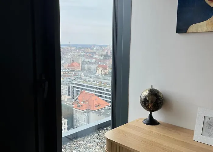 Apartament Sky Tower L 18 Piętro L Wanna Z Widokiem Na *