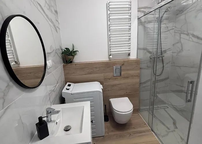 Sky Tower L 18 Piętro L Wanna Z Widokiem Na Apartament *